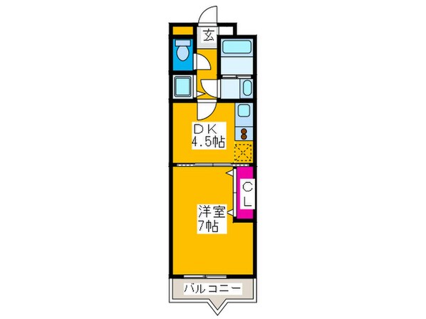 山本グリ－ンヴィレッジⅡの物件間取画像